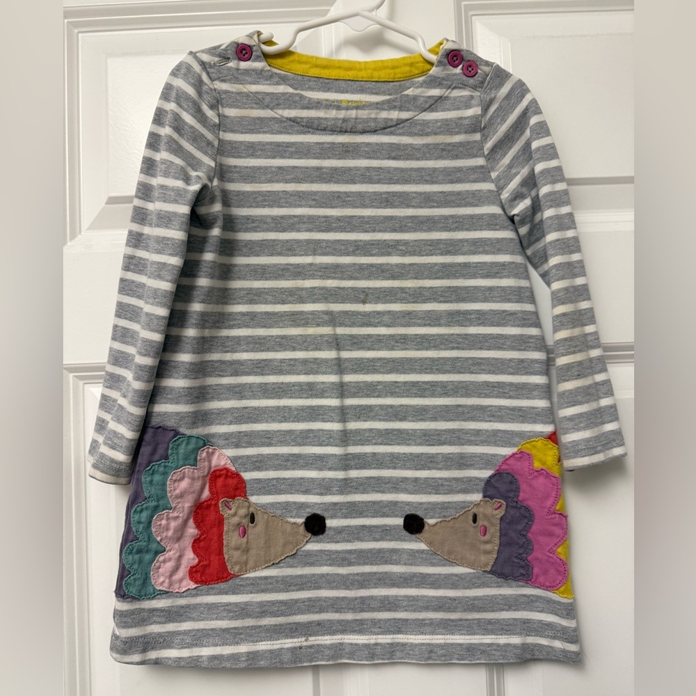 Mini Boden Tunic 2/3T Hedgehogs